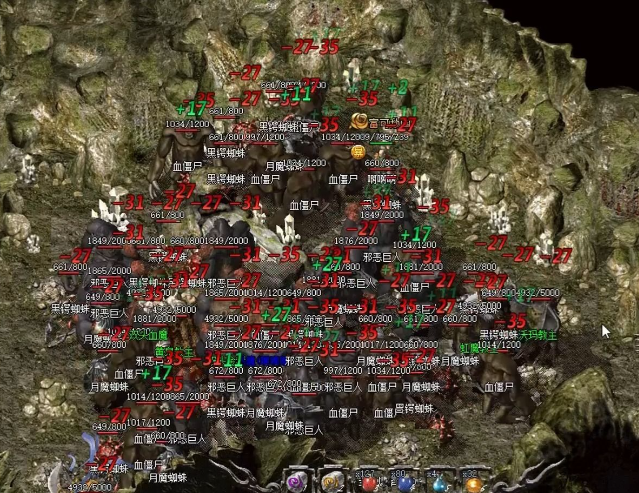 高爆率配备的获取需要策略性刷怪选择地图幽冥地宫或魔龙岭